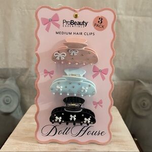 Pro Beauty Essentials "Bows" Hair Claws
